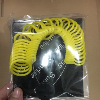 Mộc - Dụng cụ đo size nhẫn màu vàng size 1 đến size 30