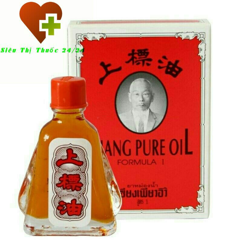 Dầu gió Thái đỏ SIANG PURE OIL ⚡ CHÍNH HÃNG ⚡ Dầu gió Thái Lan làm giảm nhẹ đi những cơn đau đầu, nghẹt mũi, cảm lạnh