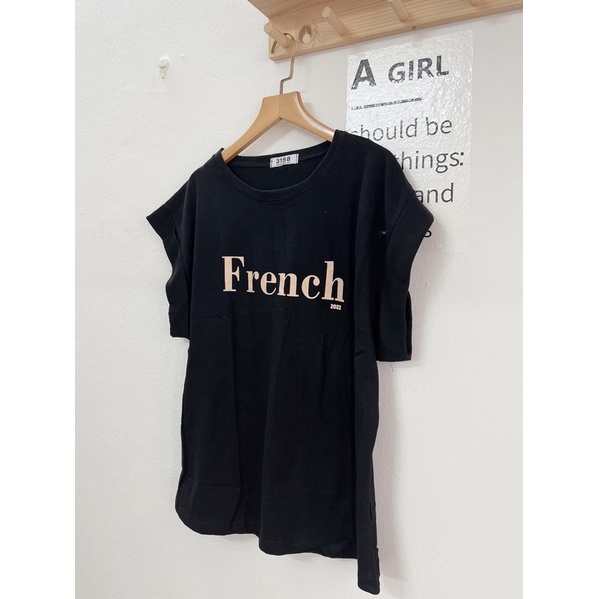 [Ảnh thật/Video ÁO THUN BA LỖ IN CHỮ FRENCH FORM RỘNG UNIXEX CÁ TÍNH Áo tanktop cá tính hàng Quảng Châu