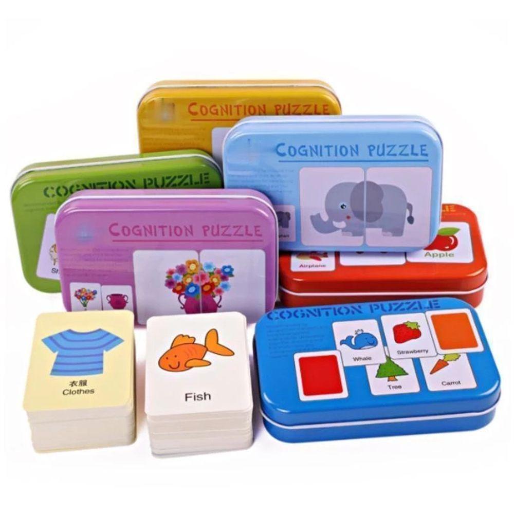 Bộ Đồ Chơi Thẻ Hình Nhận Biết Sáng Tạo Giáo Dục Sớm Cho Bé