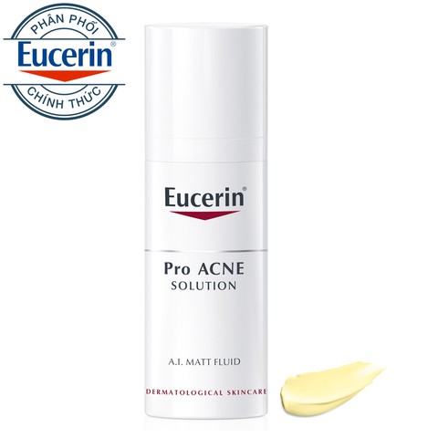 [TEM CTY] Kem dưỡng EUCERIN Proacne A.I Matt Fluid 50ML - kiềm dầu, giảm mụn