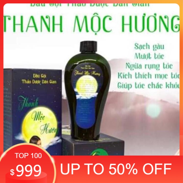 [CHÍNH HÃNG] DẦU GỘI THẢO DƯỢC DÂN GIAN THANH MỘC HƯƠNG SẠCH GÀU, MƯỢT TÓC, NHANH MỌC TÓC