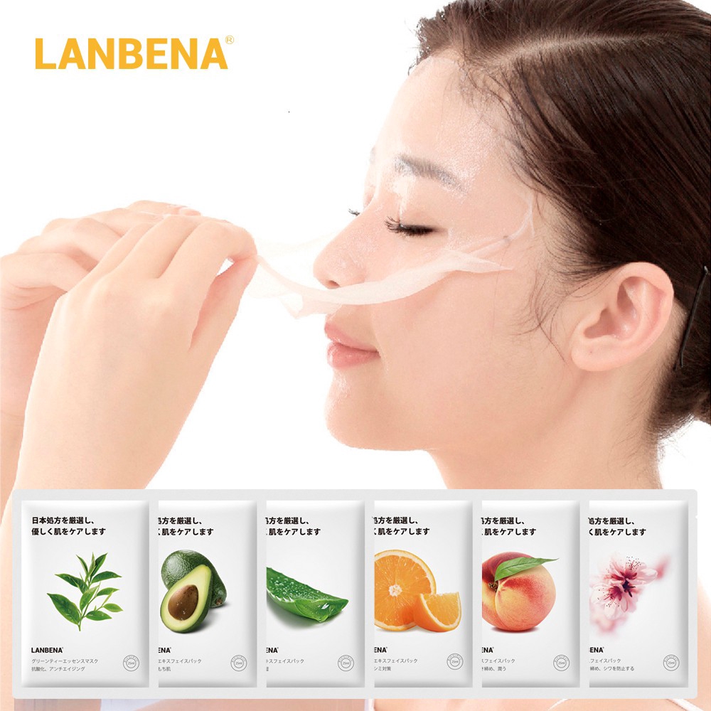 Mặt nạ trái cây LANBENA dưỡng ẩm da giúp se nhỏ lỗ chân lông và chống lão hóa với công thức Nhật Bản 25ml | BigBuy360 - bigbuy360.vn
