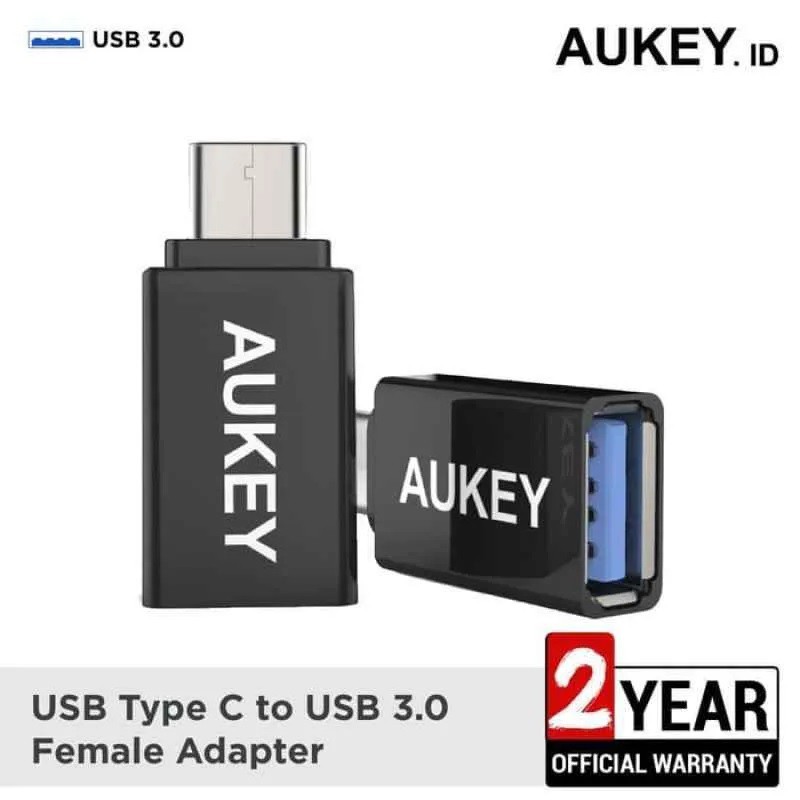 Bộ Chuyển Đổi Aukey Cb-a1 - Usb 3.0 Sang Type-c Cho Thiết Bị Di Động Usb-c 24 Tháng