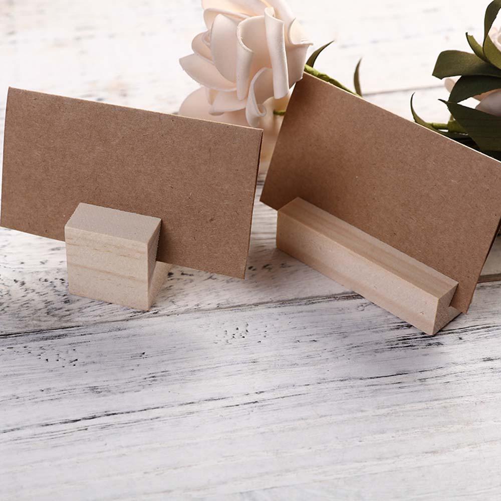 YIYU Giá Đỡ Thẻ Để Bàn Hình Chữ Nhật / Vuông Độc Đáo Trang Trí Tiệc Cưới