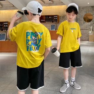 Bộ cotton cho bé mẫu play size từ 15-35kg