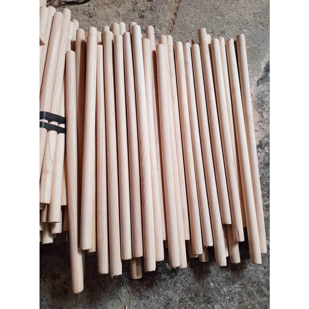 Thanh gỗ tròn dài 50cm  dùng decor,treo macrame