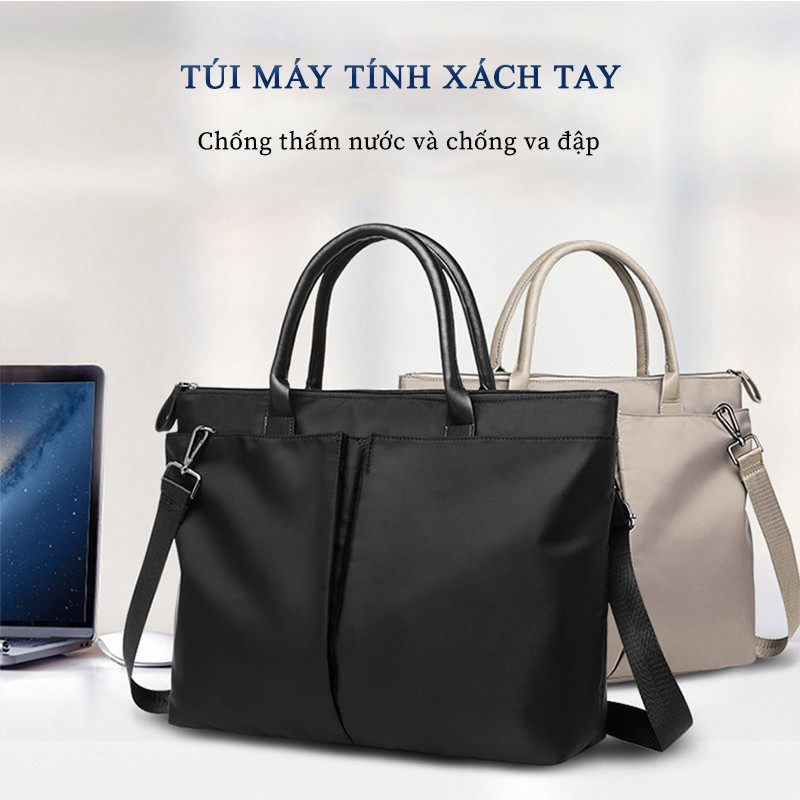 Túi xách cỡ lớn chống nước chống sốc thời trang nam nữ cho Macbook Air Pro 13 15 12 13.3 14 15.6 inch