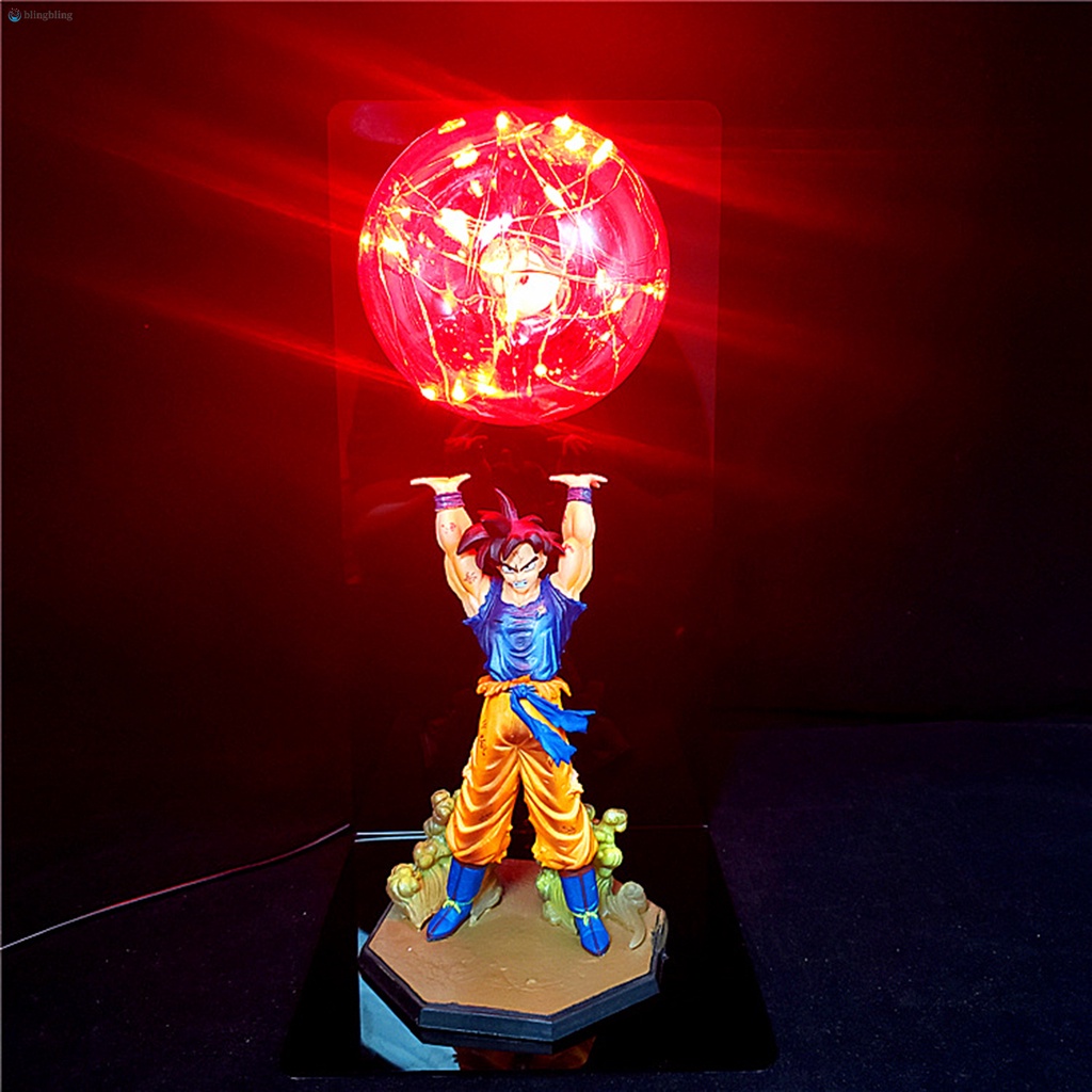 Đèn Led Để Bàn Hình Dragon Ball Goku Trang Trí Phòng Ngủ Trẻ Em