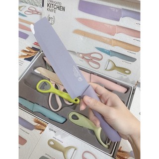 Bộ Dao Làm Bếp EVCRIERH Thông Minh Set 6 Món