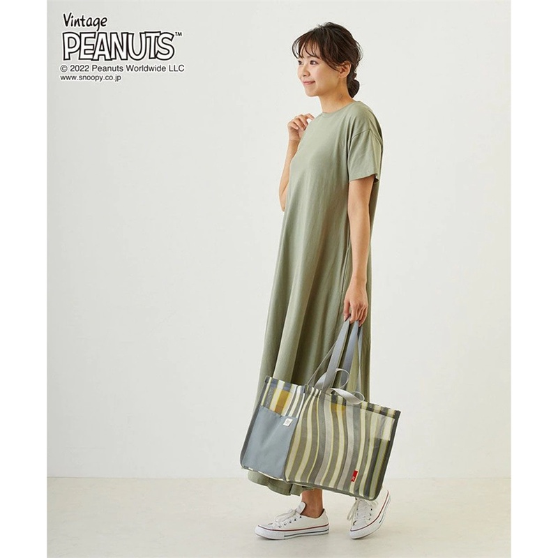 Túi Xách Tote Họa Tiết Hoạt Hình Snoopy Phong Cách Nhật Bản