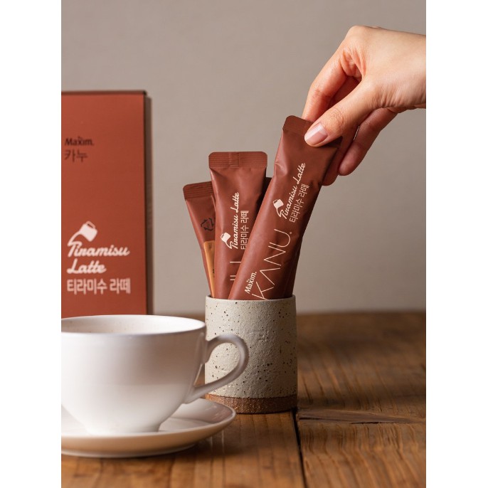 [MAXIM] CÀ PHÊ TIRAMISU LATTE (8 STICK) - [맥심 카누]  티라미수 라떼 8T