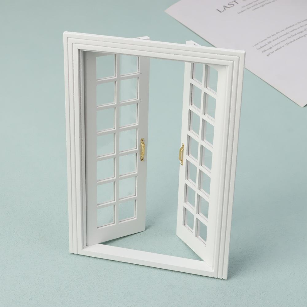 RAINBOW Mô Hình Nội Thất Khung Gỗ Dễ Thương Trang Trí Nhà Búp Bê Tỉ Lệ 1 / 12