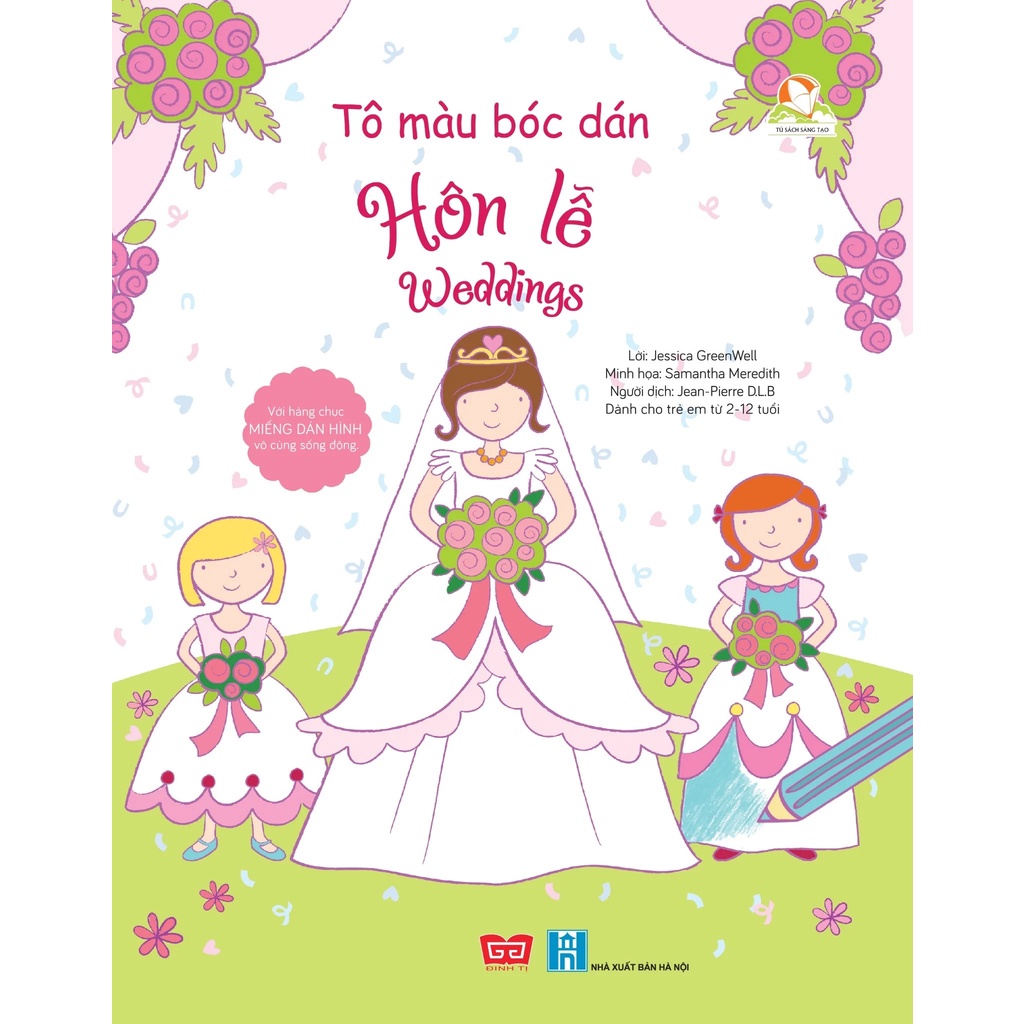 Sách - Tô màu bóc dán