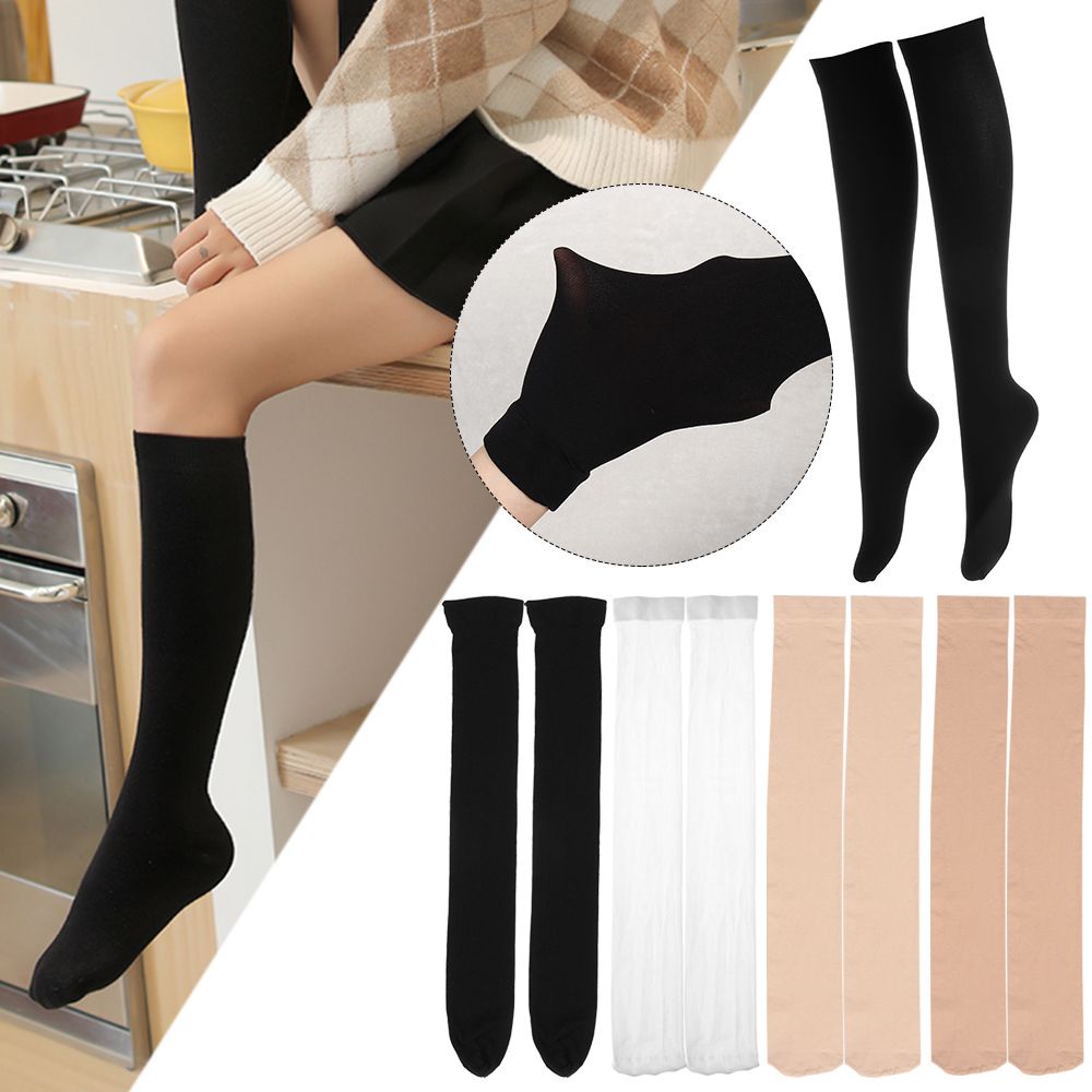 Vớ dài qua gối co giãn nhiều màu thời trang chất lượng cao cho nữ