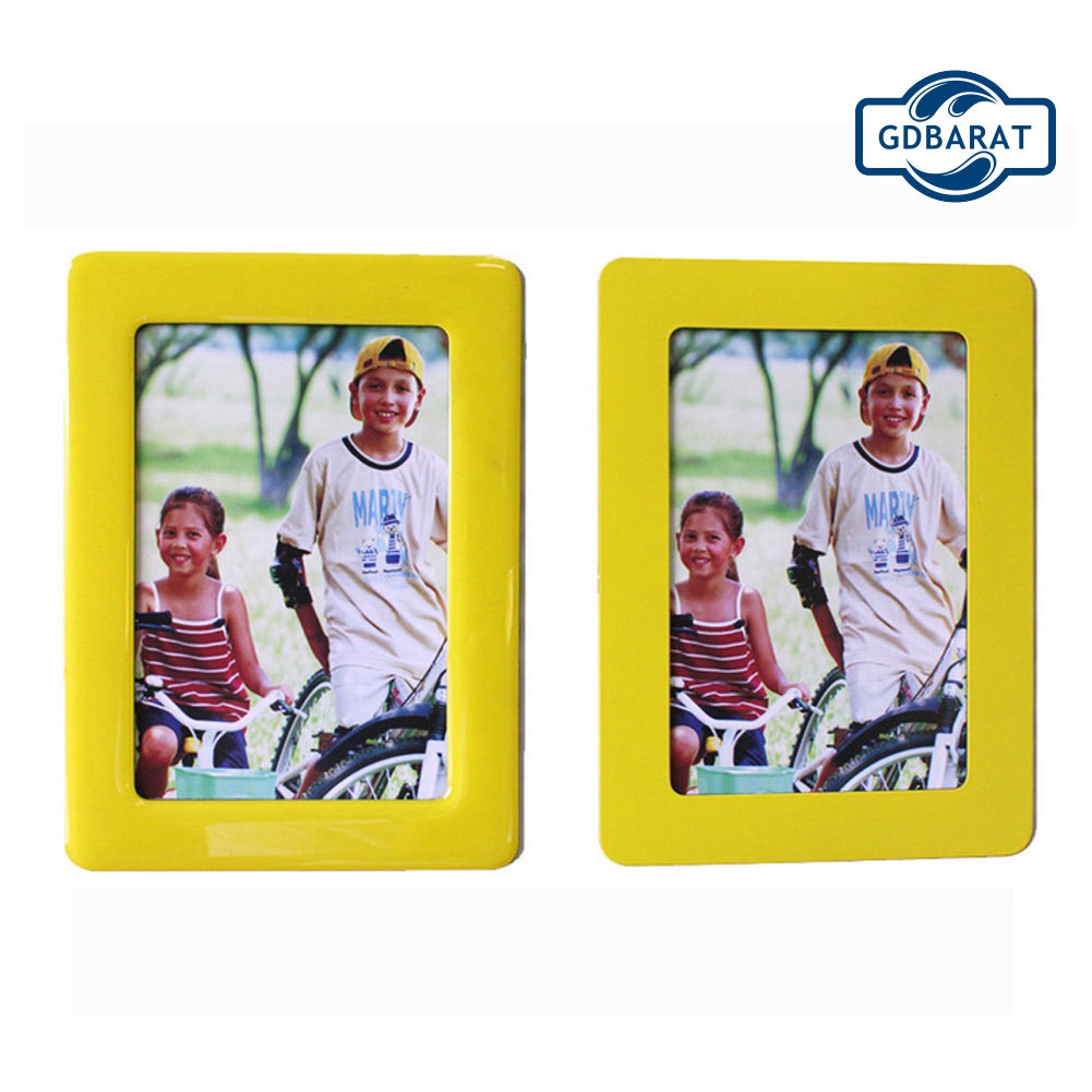 Khung Ảnh Nam Châm Hít Tủ Lạnh Thiết Kế Hình Chữ Nhật Độc Đáo Tiện Dụng