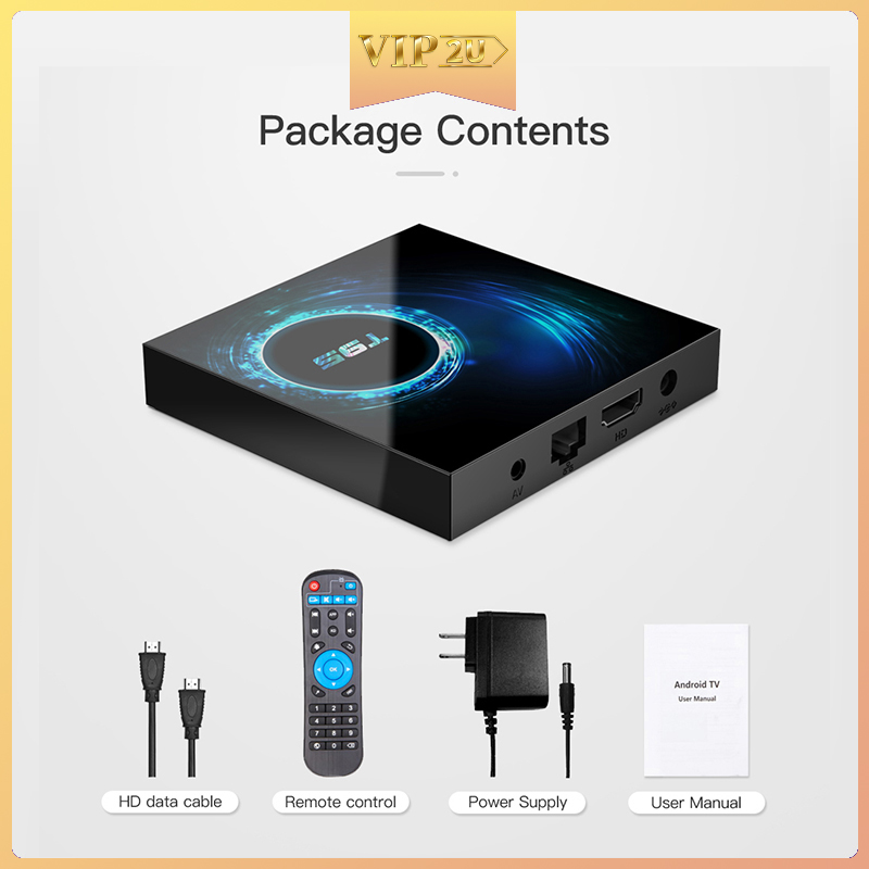 TV box Viper2U T95 Allwinner H616 Android 10 4g 64gb 32gb 1080p H.265 4k kết nối bluetooth Bluetooth 5.0