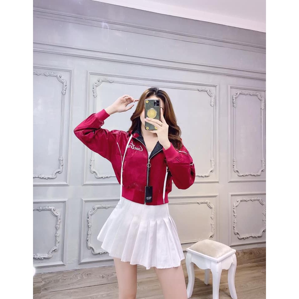 Áo Khoác Lửng Có Nón