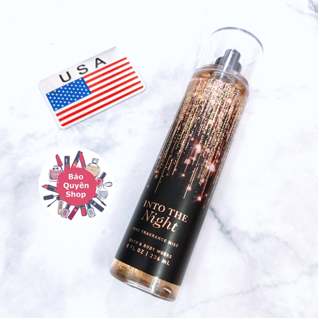 Xịt Thơm Body Mist Into The Night, Hương Thơm Gỗ Ấm Áp, Lưu Hương 24h - Chai 236ml