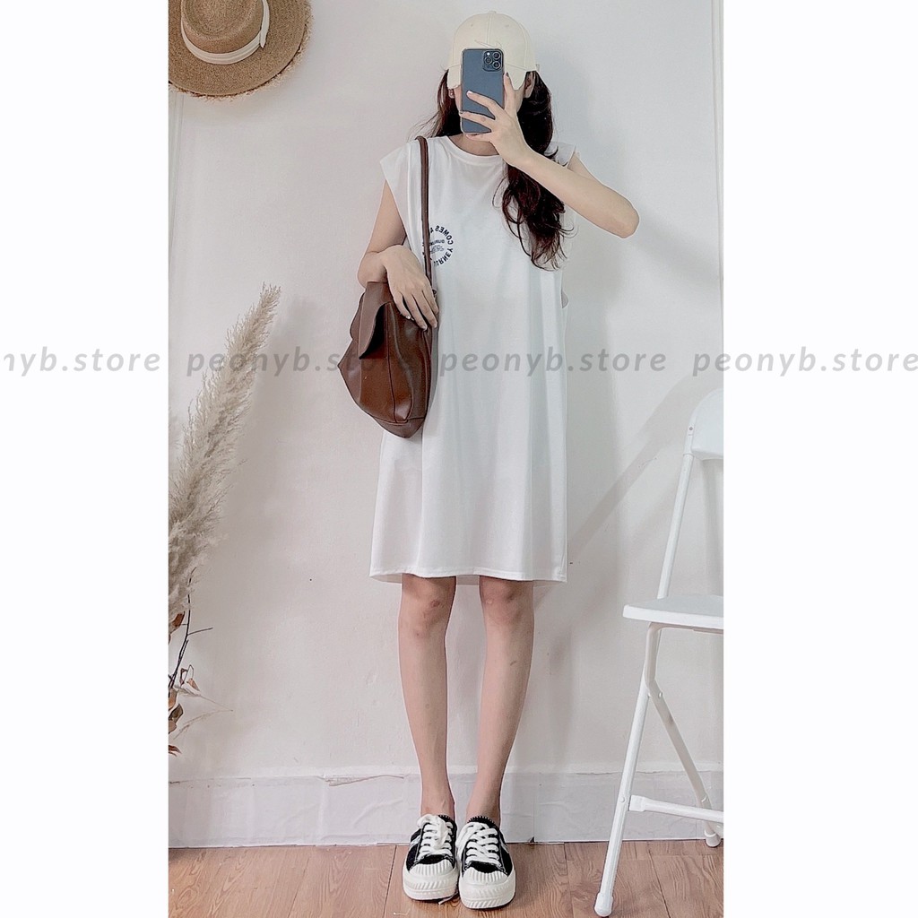 Váy Tanktop Thun Nữ Comes - BaoBao.Clothing [FREESHIP] - Đầm ba lỗ dáng suông, form rộng dễ mặc | BigBuy360 - bigbuy360.vn