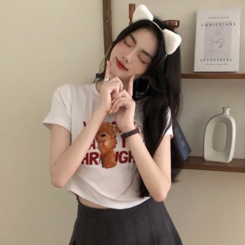 áo thun hoạ tiết gấu