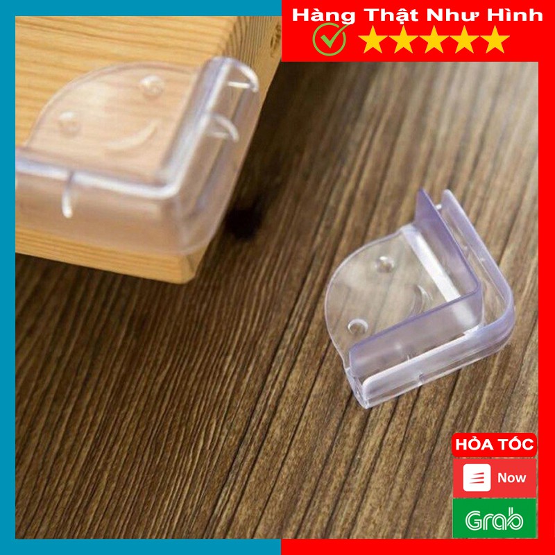 SET 4 Bịt Góc Bàn Vuông Bằng Silicon An Toàn Cho Trẻ Em và Người Lớn - MTDDT