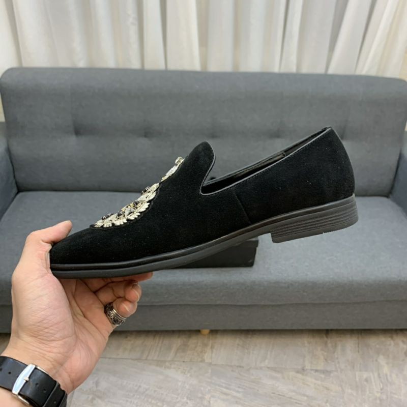 Giày lười GUCCI nam da lộn 2 mẫu logo siêu sang 2021 GC