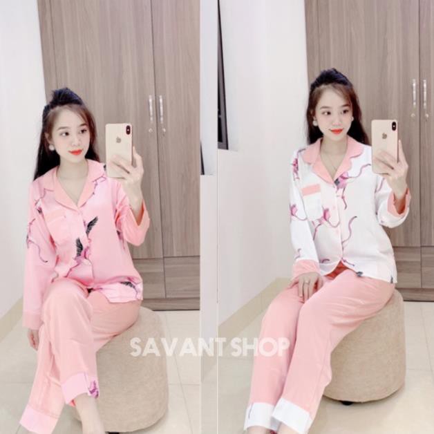 [ NHIỀU MẪU MỚI ] Pijama Dài Tay Mặc Nhà Lụa Satin Cao Cấp ❤️ Siêu Đẹp ❤️ Hơn 50 Mẫu  ཾ ྇ ྇