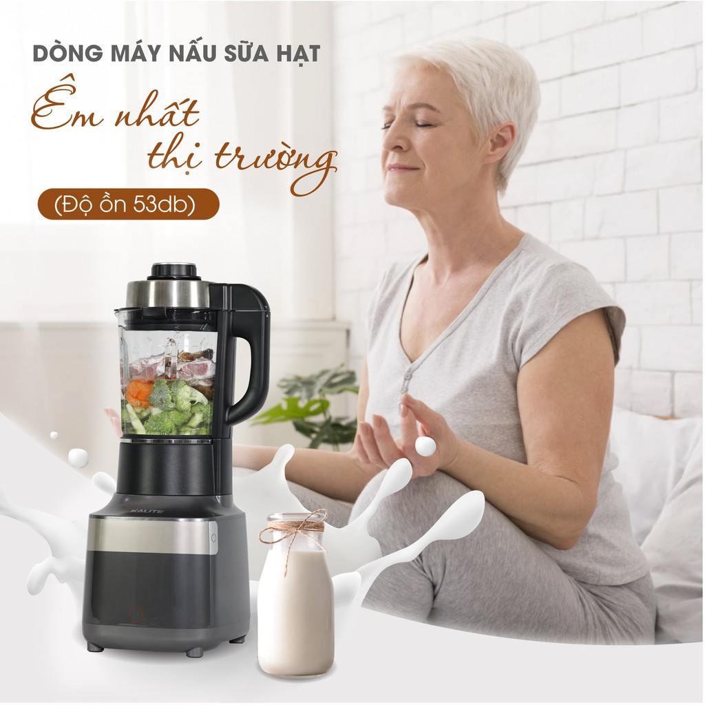 Máy làm sữa hạt đa năng Kalite Pro 900, công suất 2700W, dung tích 1.75L, công nghệ cảm ứng chống trào