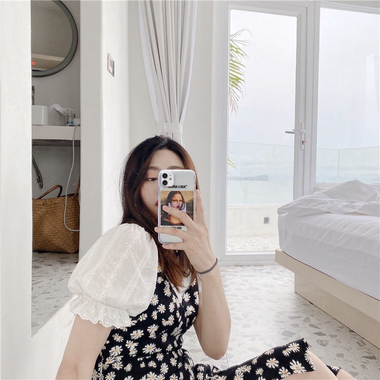 Ốp iph one Mô na li sa cho iph one 6 s plus 7  8 plus xr x s max 11 11 pro max se2 12 mini 12 pro max