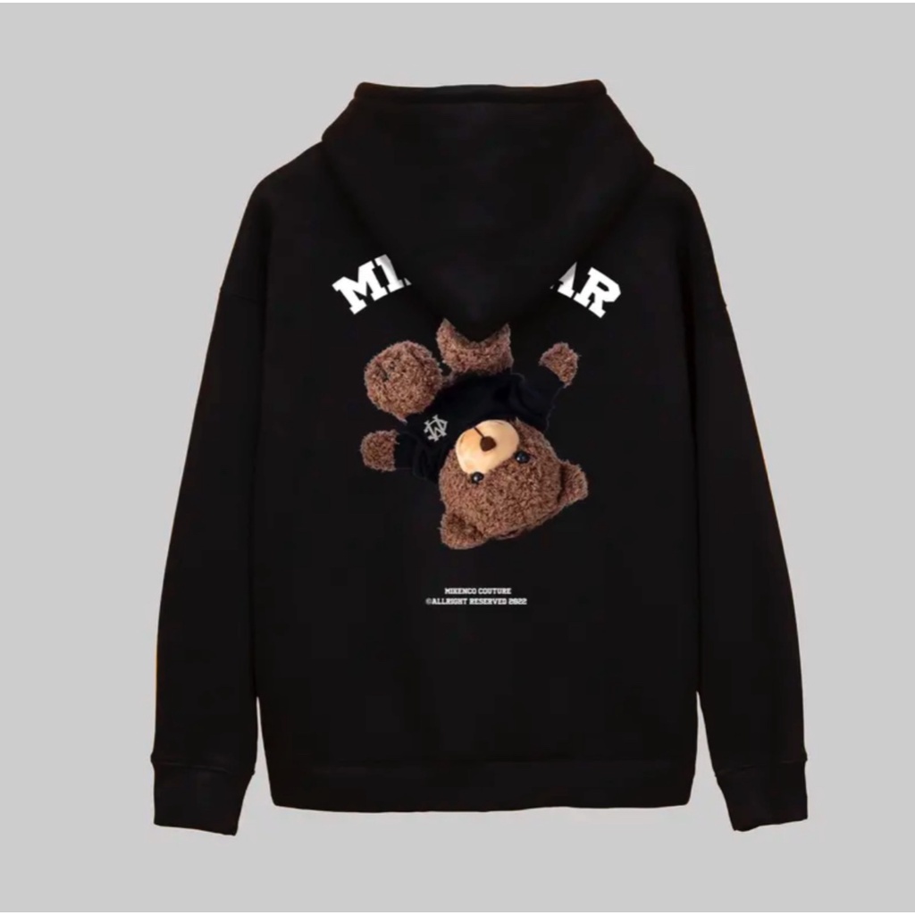 Áo nỉ có mũ, áo hoodie MIKEBEAR in 5D cực cháy nam nữ mặc đều đẹp