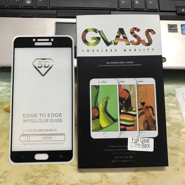 Kính cường lực 5D Samsung C7 Pro full màn full keo
