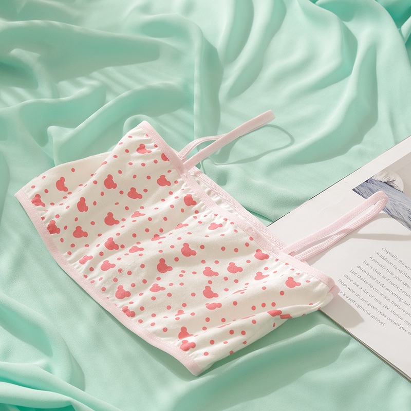 1 Áo Ngực Thể Thao Thoáng Khí Họa Tiết Hoạt Hình Cho Bé Gái Tuổi Teen