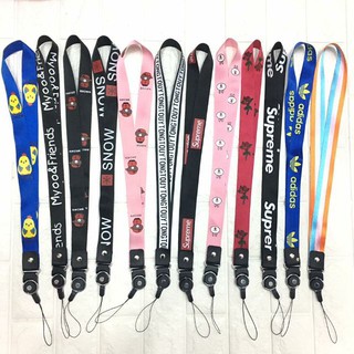 Dây đeo điện thoại có khóa Strap đeo cổ dài bản to, bản nhỏ, dây đeo cổ tay ngắn
