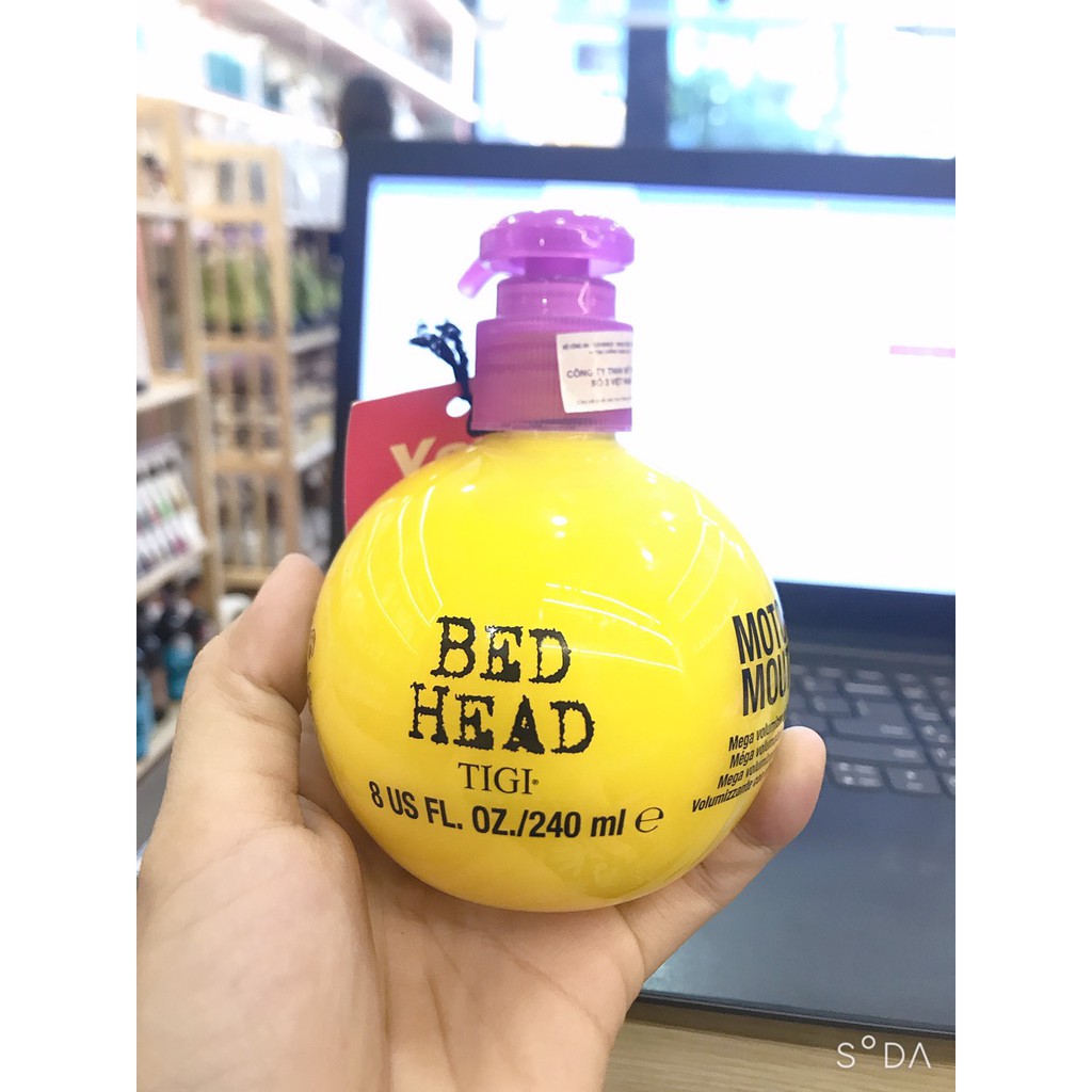 Kem tạo phồng - tăng bóng BED HEAD TIGI Motor Mouth (240ml)