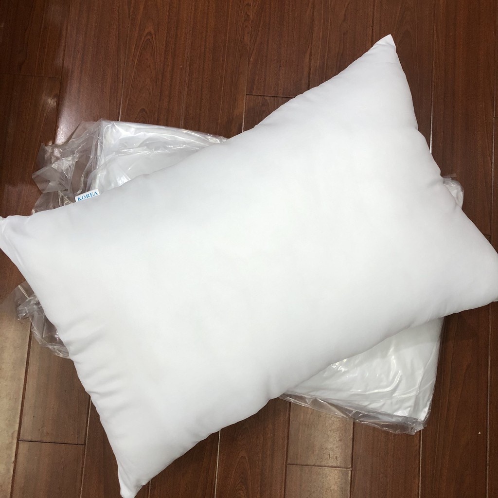 Cặp Gối Hơi cao 40x60cm - Ruột gối Gòn bông nhân tạo - Giúp giấc ngủ êm ái - Mikem Shop
