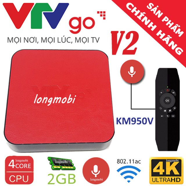 VTVGO V2 RAM 2GB - XEM TRUYỀN HÌNH BẢN QUYỀN - TẶNG CHUỘT BAY KM950V