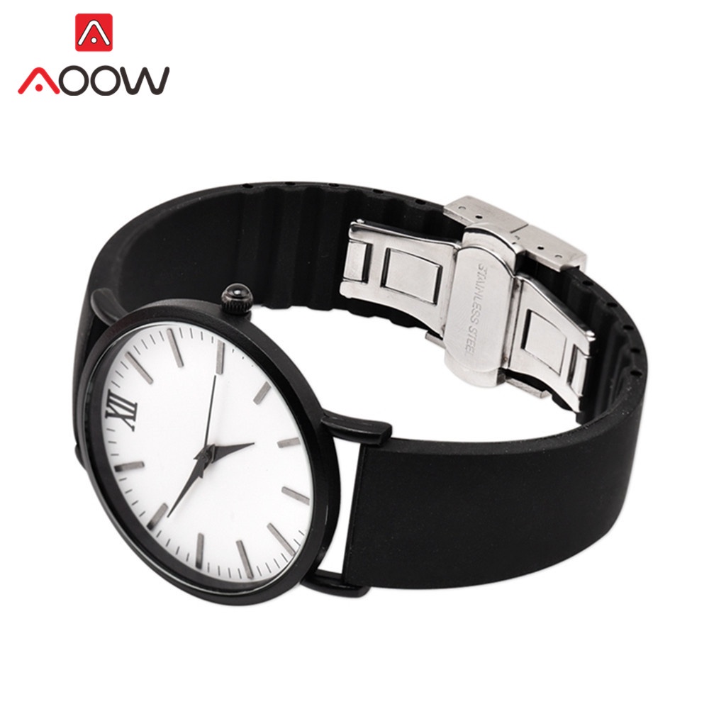 Dây Đeo Đồng Hồ Bằng Silicon Dẻo Chất Lượng Cao 14mm 16mm 18mm 20mm 22mm 24