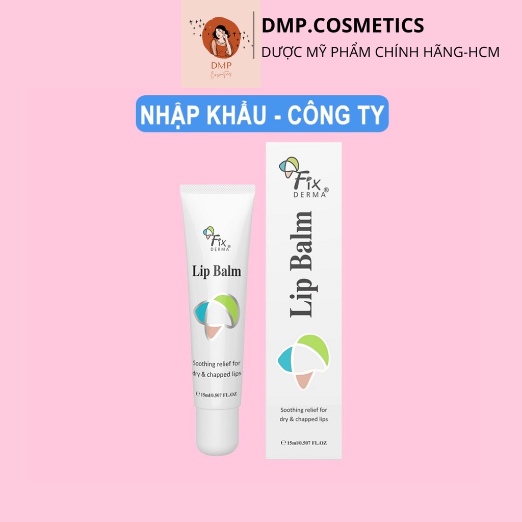 Son Dưỡng Môi Mềm Mượt Chống Khô Và Nứt Nẻ Môi Fixderma LIP BALM 15ml [Nhập Khẩu Chính Hẫng]