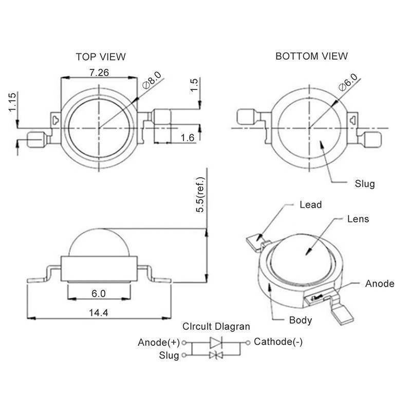 led Leon 3W  sáng trắng ( sét 5 bóng )