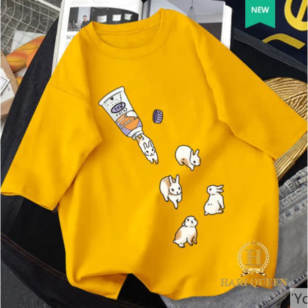 [FREESHIP ĐƠN TỪ 50K] Áo phông thỏ chui HARI0420