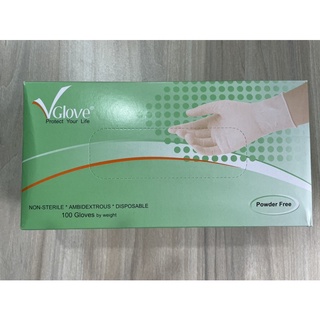 Găng tay y tế không bột size m vglove khải hoàn
