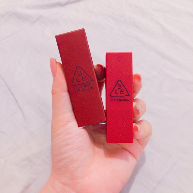 SON THỎI 3CE RED RECIPE LIP COLOR #215 RUBY TUESDAY