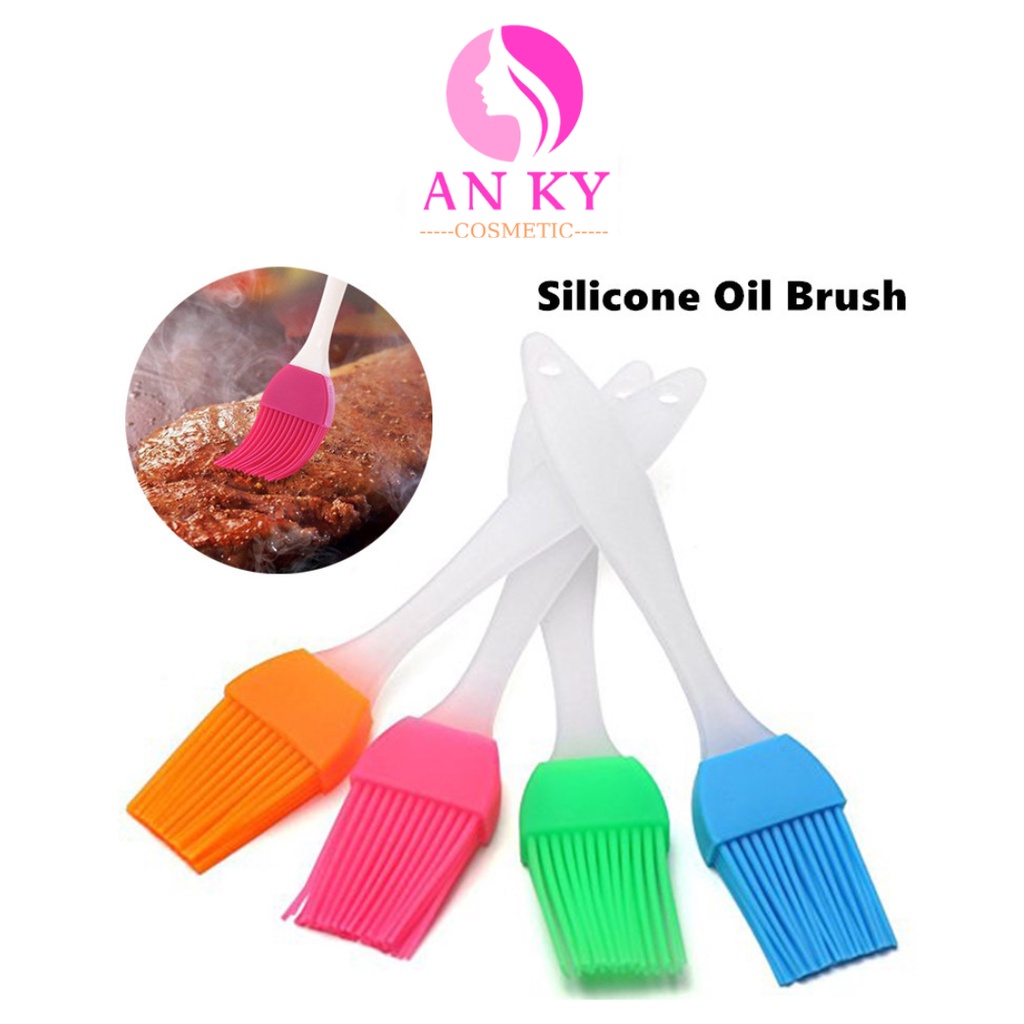 Chổi Quét Dầu Ăn Silicon - Cọ Quét Mỡ, Quét Mặt Bánh Cán Trong Chịu Nhiệt Đa Năng