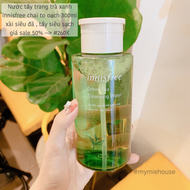 Nước tẩy trang Trà Xanh Innisfree Green Tea Cleansing Water 300ml