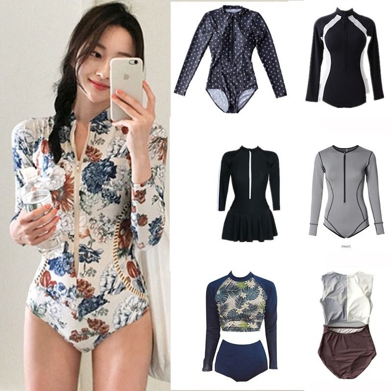 Đồ Bơi Một Mảnh Phong Cách Hàn Quốc Quyến Rũ Cho Nữ