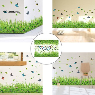 Miếng dán tường PVC hình cây hoa và bướm dùng trang trí nhà cửa độc đáo