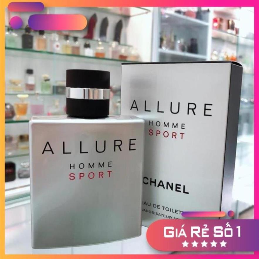 4[CHÍNH HÃNG] - [FREESGIP] - Nước Hoa Nam Nữ Thơm Lâu Allure Homme Sport 100ml