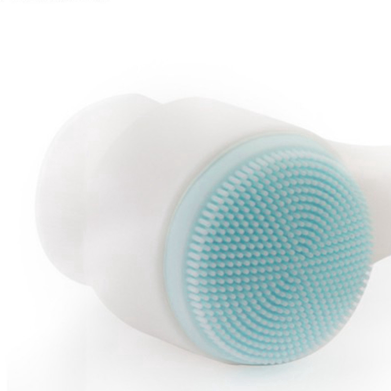 Cọ rửa mặt hai đầu mềm mịn massage da mặt