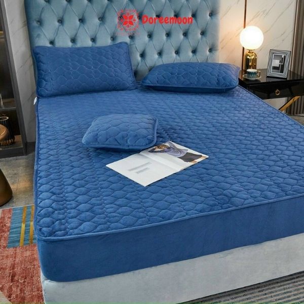 Bộ ga gối nỉ nhung cao cấp - mềm mại, ấp áp và giữ nhiệt - Doreemoon